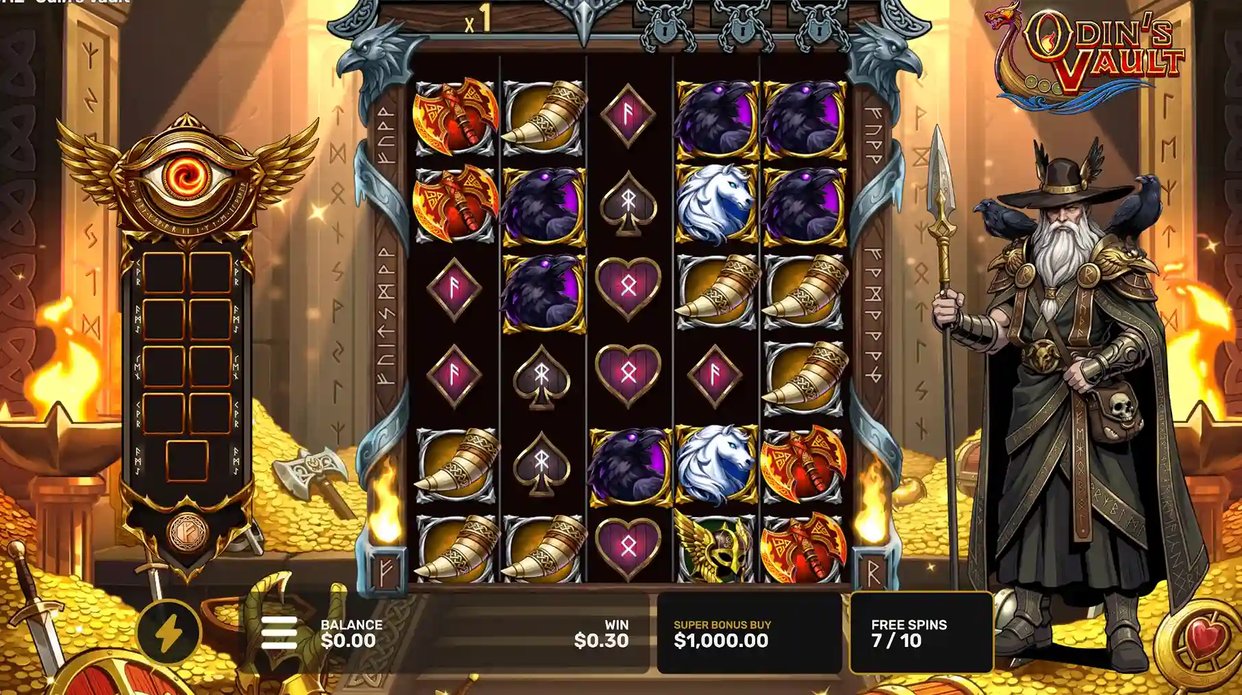 Odin's Vault Bonus Features